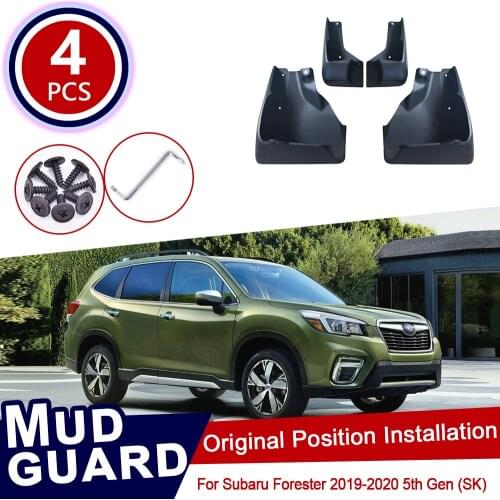 For Subaru Forester SK 2019~2020 Mudflaps Mud Flaps Flap Splash Guards Mudguards Car Wheel Fender Front Rear Accessories 5th Gen