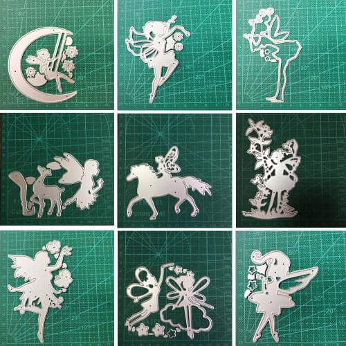 Fairy with wings Cutting Dies Mould Scrapbook Dies for Greet Card Making Cut Paper Craft 2021 New