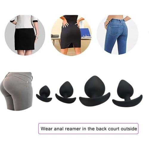 Smooth silicone butt plug anal toys masturbation sex toys for men and women anal massage anal plug personal goods into sex artic