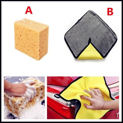 Car Auto Vehicle Washing Sponge Tools Block Cleaning Drying Towel Cloth FOR Kia Sportage Sorento Sedona ProCeed Optima K900