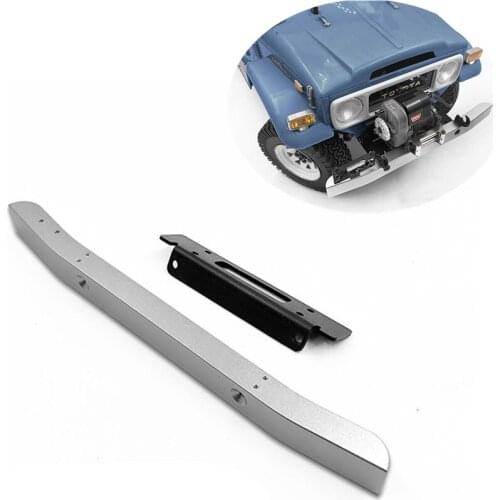 Aluminum Alloy Classic Bumper Assembly For 1/10 Scale Rc Toys Model Car 4WD G2 CRUISER FJ40 Accessories Parts