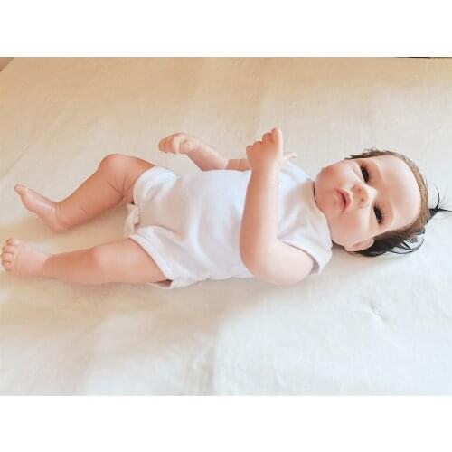 Hot Selling Silicone Baby Toys 46cm Full Silicone Girl Boy Reborn Baby Doll Toy Like Alive 18 Inch Princess Kids Birthday Gift