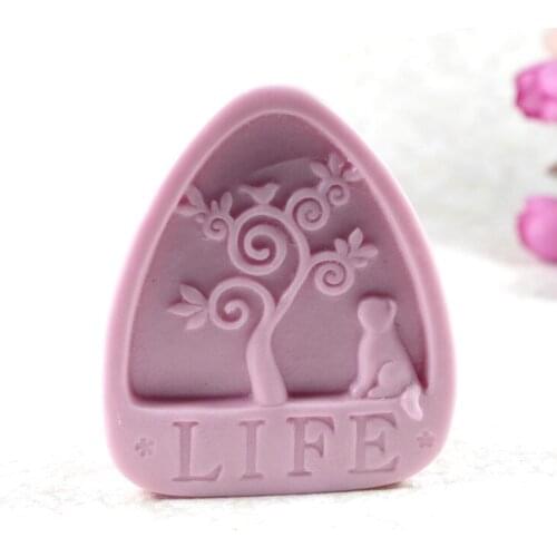 Life Tree Mold S482 Craft Art Silicone 3D Soap Mold Craft Molds DIY Handmade Candle Molds