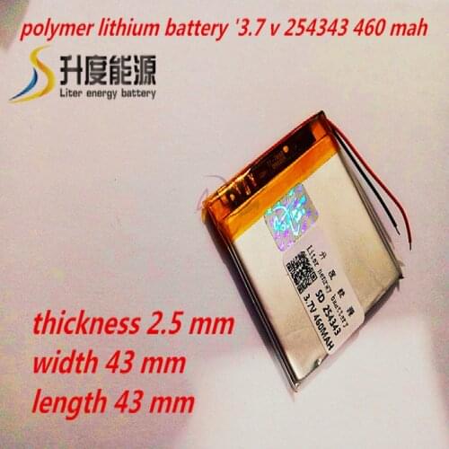 Liter energy battery MINI Play M6 sl / TL edition dedicated battery 254343 3.7V 460MAH lithium polymer battery built-in battery