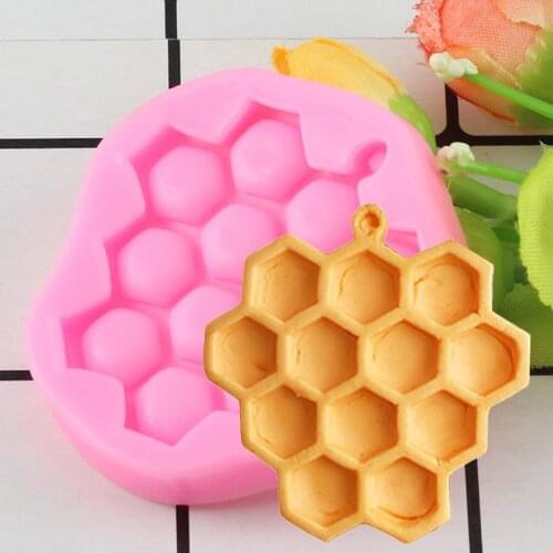 Cartoon Honeycomb Silicone Mold Fondant Mould Cake Decorating Tools Chocolate Gumpaste Moulds DIY Sugarcraft Kitchen Accessories