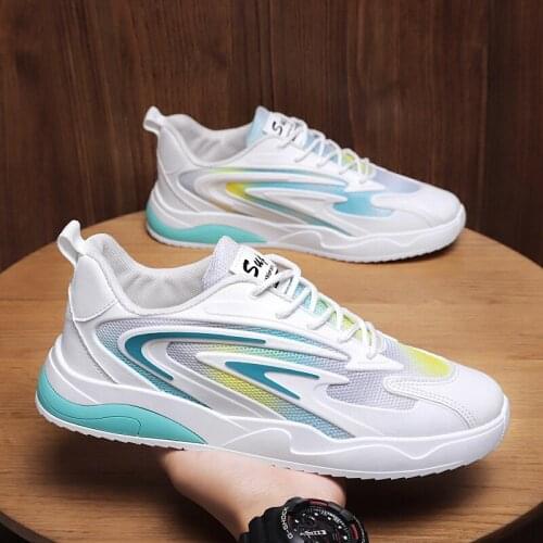 Men shoes 2021 new fashion casual students white shoes male trend of breathable leather shoes men sneakers zapatos hombre