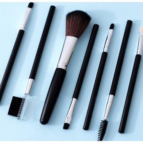 7pcs Makeup Brushes Tool Cosmetic Eye Shadow Foundation Blush Brush Set For Women Eyeshadow Facial Make Up