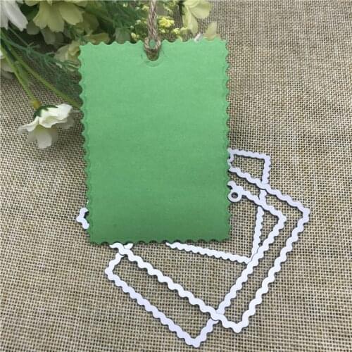 3pc label frame set Metal Cutting Dies Stencils For DIY Scrapbooking Decorative Embossing Handcraft Die Cutting Template