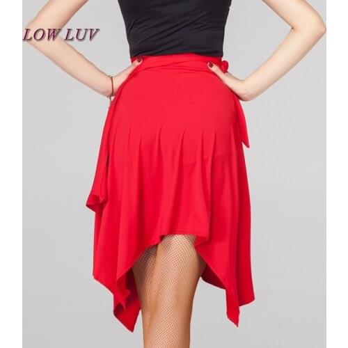 The new Latin dance skirt an apron, triangle bandage lace skirts female irregular