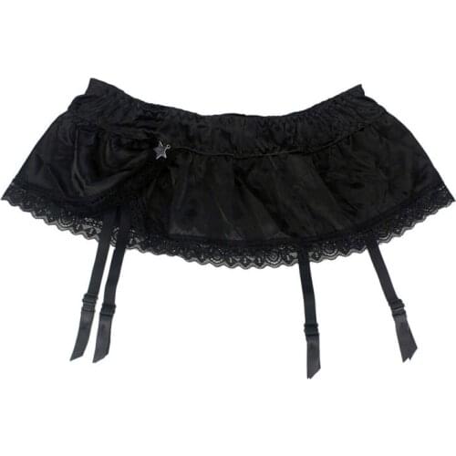 New Fashion black women/female/girl/lady sexy garter belt for stockings, vogue Lace slip-resistant clip Underwear lingerie GA005