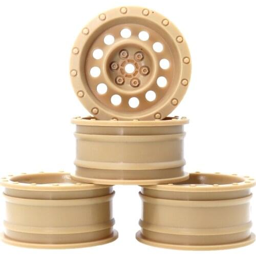 4Pcs 1.9 Plastic Wheel Rim for 1/10 RC Crawler Axial SCX10&SCX10 III AXI03007 90046 Tamiya CC01 D90 Wheel Hub