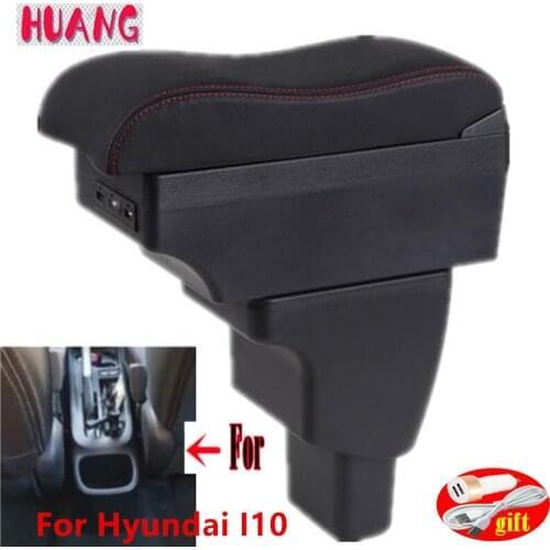 For Hyundai I10 Armrest For Hyundai I10 Car Armrest box Interior Parts special Retrofit parts Center Storage box Curved surface