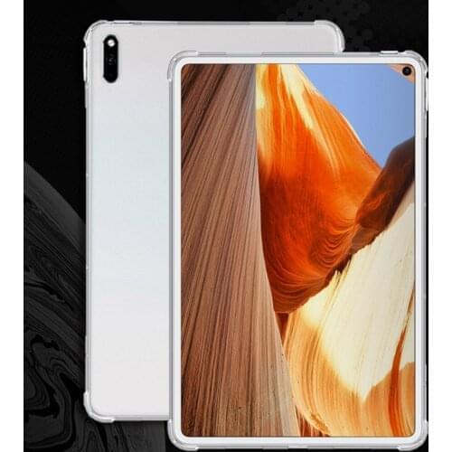 Clear Silicone Soft TPU Gel Tablet Cover For Samsung Galaxy Tab S6Lite/S7 Plus 10.1 P610/P615/T870/T875/T970/T975 T500/T505 Case