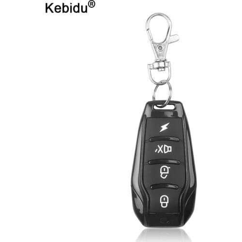 Kebidu RF Transmitter 433MHz Remote Control Smart Learning Code Switch Wireless Key Remote Controller