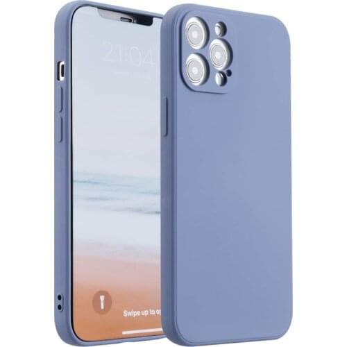 Luxury Square Liquid Silicone Phone Case on For iPhone 12 11 Pro Max Mini XS X XR 6 7 8 Plus SE 2020 Lens Protection Phone Case