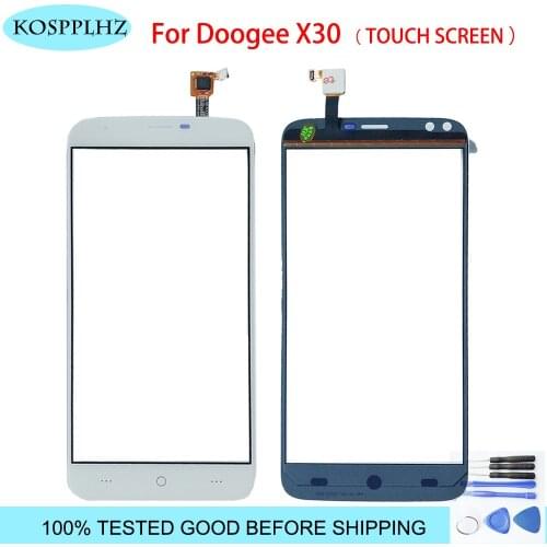 5.5'' Mobile Phone Touch Glass For Doogee X30 Touch Screen Digitizer Panel Glass + Tools