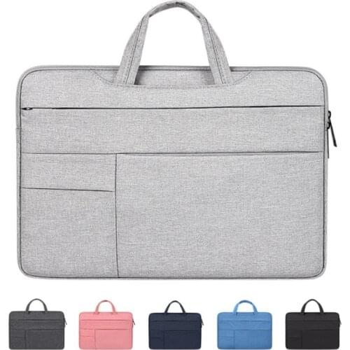 Mens-Womens Laptop Bag 13 14 15 15.6 Waterproof Notebook Case Computer Handbag For Apple Macbook Air ProXiaomi Huawei Briefcase