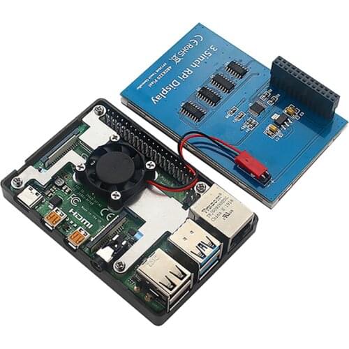 Top Quality Replacement for Raspberry Pi 4B/3B+ Holder Bracket + Cooling Fan