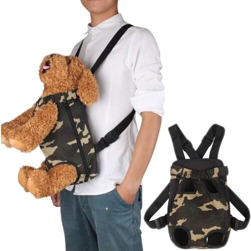 Pets Carrier Backpack Camouflage Dog Cats Chest Bag For Walking Travel Shopping Pet Supplies Dropshipping Wholesale