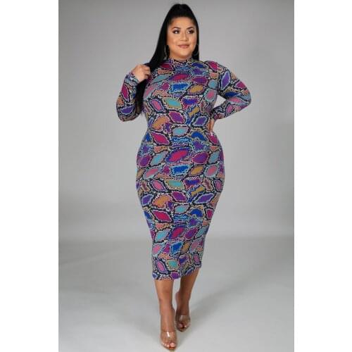 Plus Size Women Clothing Long Sleeve Long Dresses 5xl 4xl 3xl Celebrity Dresses Vestidos Plus Size Jurken Plus Rozmiar Sukienki