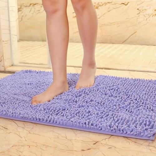 40x60cm/15"x23" Microfiber Bath Mat Soft Comfortable Material Absorbent Bath Rugs Mats 65
