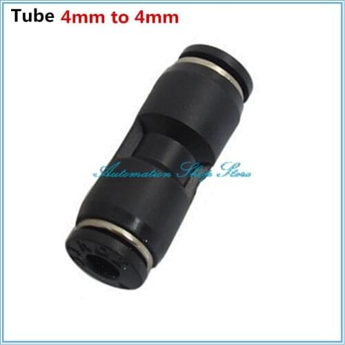 5Pcs Straight Push in Pneumatic Air Quick Fittings Connector for 4mm to 4mm Tube Hose PU4