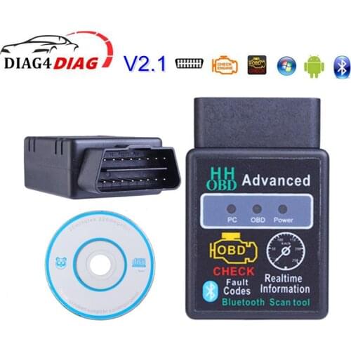 V2.1 Car Diagnostic Tools MINI ELM327 HHOBD HH OBD OBD2 Bluetooth V2.1 Code Reader Smart obd2 Scanner For Android /PC/Symbian