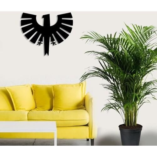 Besiktas Eagle Vehicle Car Wall Room Home Accessory Wooden Table 50x41cm