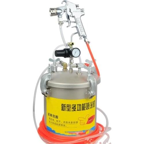 10L Water In Water Colorful Spray Gun With Painting Barrel