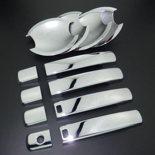 For Nissan Qashqai 2007-2012 ABS Chrome Door Handle Covers & Door Bowl Covers Car Styling Decorate 2008 2009 2010 2011