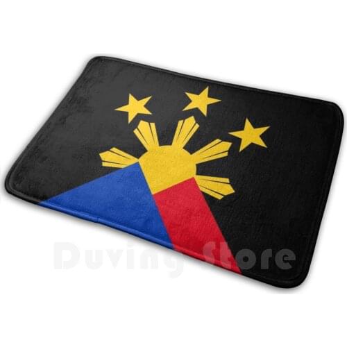 Philippine Flag Landscape Mat Rug Carpet Anti-Slip Floor Mats Bedroom Papemelroti Philippines Philipines Phillipines