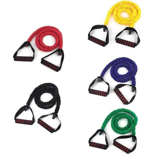 5 Levels Fitness Resistance Bands with Handles Gym Workout Elastic Bands For Yoga Pull Rope Home Excerciser Training Equipment