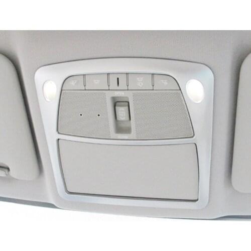 ABS Matte For Nissan X-Trail T32 2014-2017 Car front/Rear reading Lampshade panel Frame Cover Trim car accessories styling 3pcs