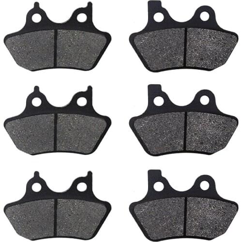 Motorcycle Front and Right Brake Pads for Harley FLHTC / FLHTCi Electra 2000-2004 FLHR Road King 2000-2007