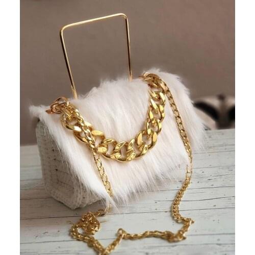 Hand Woven Luxury Handbag For Women Ribbon Yarn Hook Knit Female Stylish Shoulder / Crossbody Bag Clutch Bag Trend