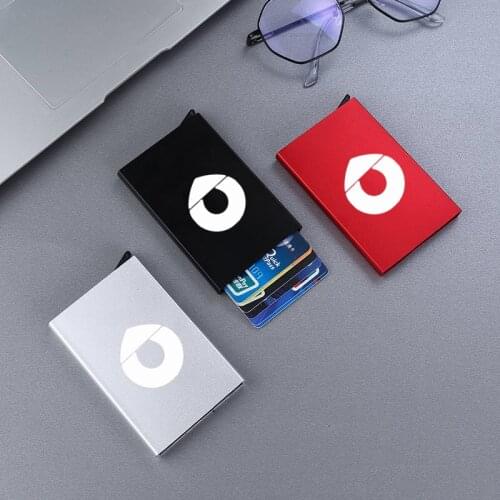 Smart Wallet Thin ID Card Case RFID Automatically Metal Bank Credit Card Holder Accessories For Smart 451 453 Fortwo Forfour