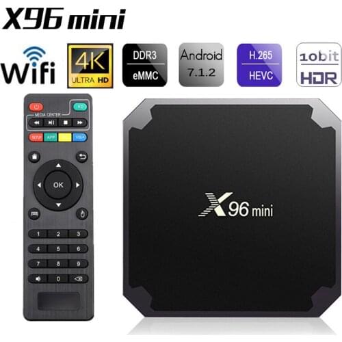 New Android 9.0 X96 mini Smart TV BOX S905W Quad Core support 2.4G WIFI media box Set-Top Box 1GB 8GB 2GB 16GB Android box x96