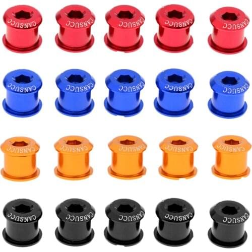 5Pcs Aluminum Alloy Bike Bicycle Chainring Crankset Bolt Screw
