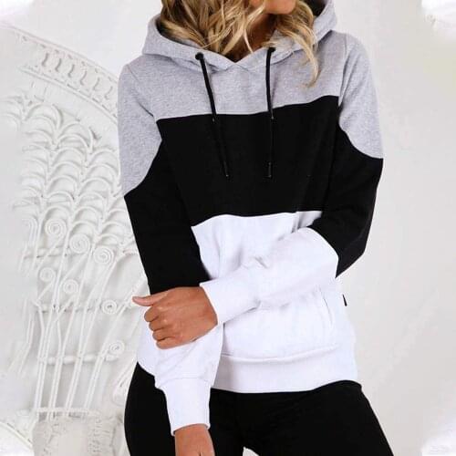 Womens Hoodies Striped Hoodie Long Sleeve Sweatshirt Women Oversize Pullovers With Hood Tops Women 2021 Loose Jumper Худи