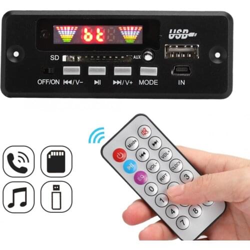 02CABT-DX AUX Colorful Display Lossless FLAC MP3 Bluetooth 5.0 Call Decoder Board Support MP3/WMA/WAV/APE Playback