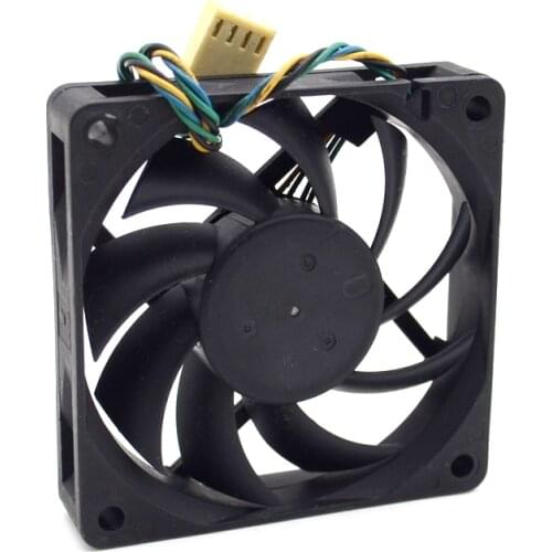 1pcs New and Original authentic DE07015T12U 7015 70mm 12V 0.7A winds of PWM CPU cooling fan
