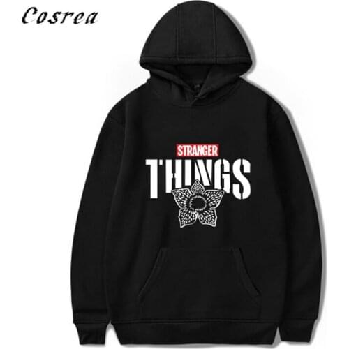 Strange Things 3 Costume Women Hoodie Sweatshirt Stranger Things Eleven Cosplay Hoodies Pullover For Women Girl Halloween coat