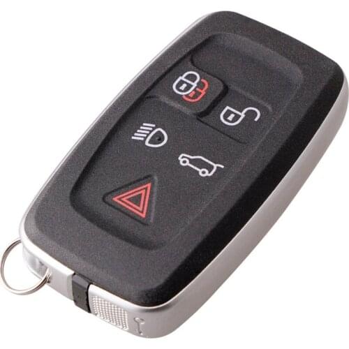 5 Buttons 433MHZ Black Replacement Auto Smart Keyless Remote Car Key Fob for Land Rover LR2 LR4 Discovery 4 Range Rover Sport