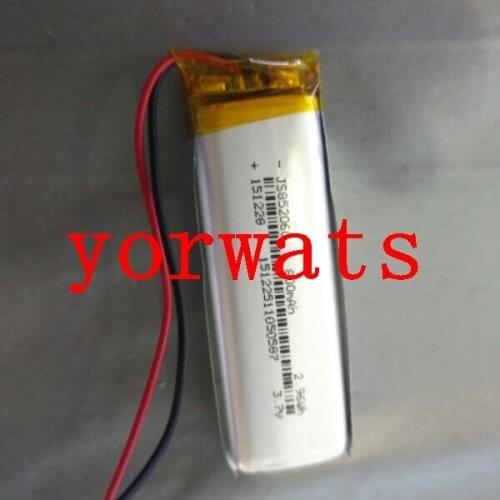 New Hot A Rechargeable Li-ion Cell 3.7V polymer lithium battery 852060 802060 recording pen PS plug-in speaker earphone toy