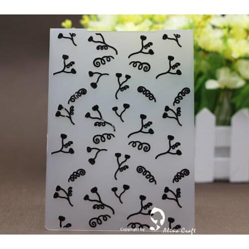 AlinaCraft PLASTIC EMBOSSING FOLDER leaf DIY scrapbook album card gift packing decoration cutting dies paper craft making
