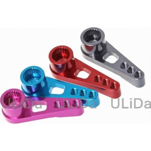 Aluminum Metal 25T Servo Horn Steering Arm for WLtoys 12428 12429 A959 A949 A969 A979 K929 1/18 RC Car Upgrade Parts
