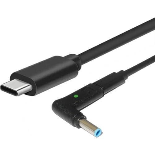 USB Type C PD Laptop Power Supply Adapter Charger Plug Converter for Hp Pavilion 15 Envy 17 ProBook 400 430 440 450 455 470 G3