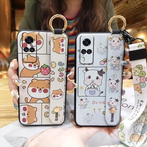 Black Case Back Cover Phone Case For VIVO Y51 2020 4G/Y31 2021 For Girls For Boy Soft Case