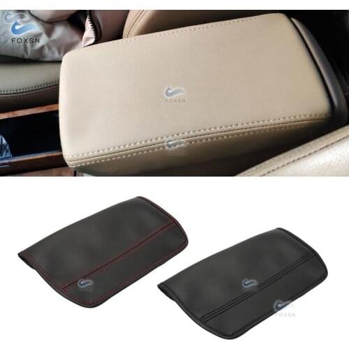 For Honda Accord 7th 2003 2004 2005 2006 2007 Microfiber Leather Car Interior Center Control Armrest Box Protective Cover Trim
