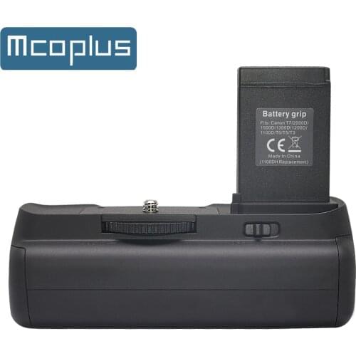 Mcoplus BG-1100D Vertical Battery Grip Holder for Canon EOS 1100D 1200D 1300D / T3 T5 T6 Camera Works with LP-E10 Battery